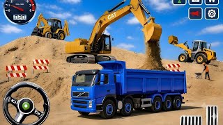 City Road Construction Game | Road Construction 3d Jcb Game | Android Gameplay  screenshot 2