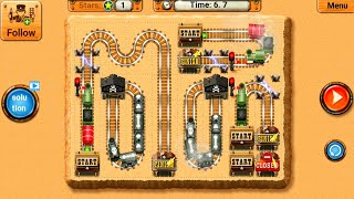 Rail Maze 2 - Train Puzzler - Train Game - Android Gameplay #1000002 screenshot 1