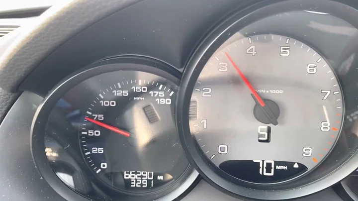 2014 Cayman S exhaust sounds