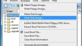 how to use ultraiso software to create bootable usb flash drive