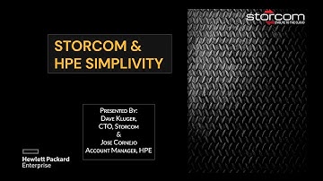 Storcom and HPE SimpliVity Deep Dive Webinar