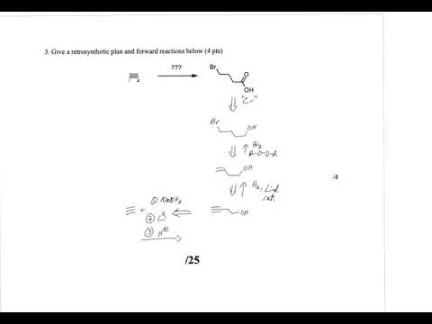 CHM 252 KEY Quiz 6 Spring 2023