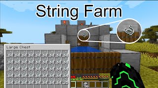 Unbelievable String Farm In Minecraft | Tutorial | Minecraft