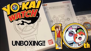Yokai Watch 10th Anniversary Premium Bandai Watch Unboxing!