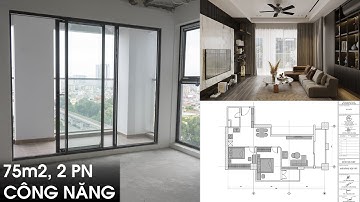 [Nội thất 75m2 2 PN] Tập 1 | Giải pháp công năng Căn hộ 2 phòng ngủ chung cư Thiên Niên Kỷ Hà Đông
