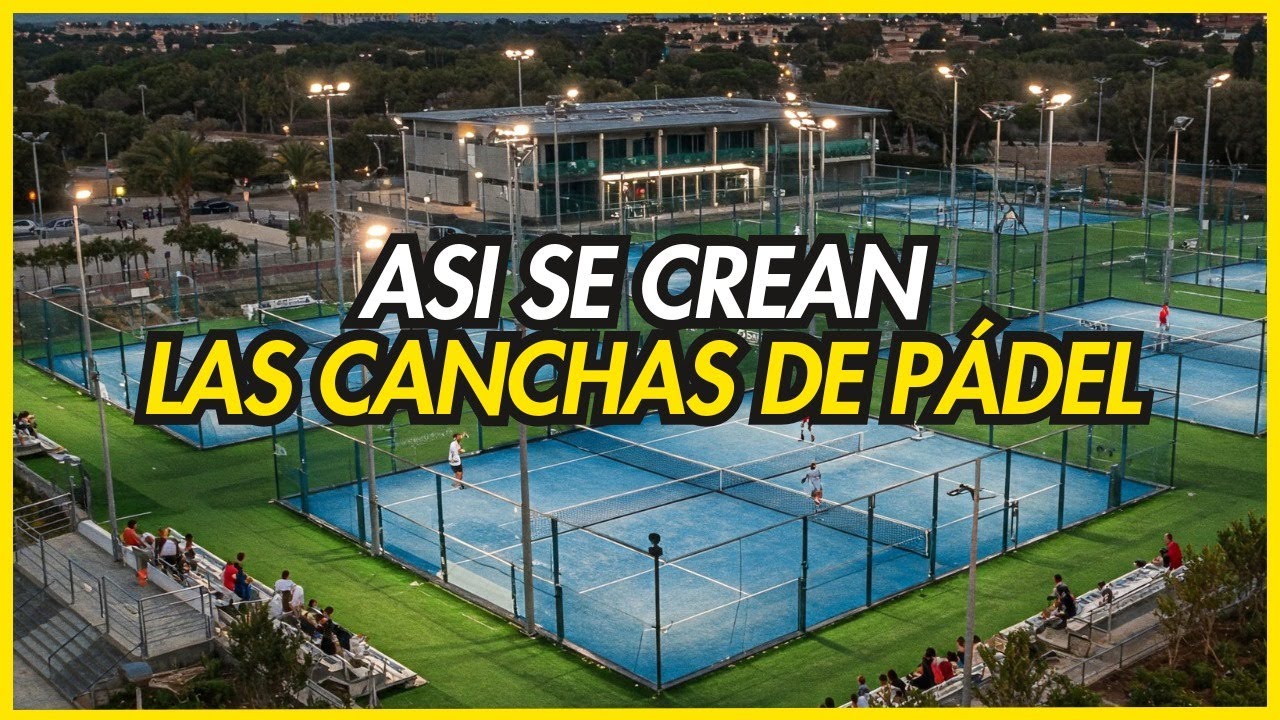 ASÍ HACEN las CANCHAS de PÁDEL | PROCESO de FABRICACIÓN
