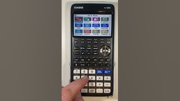 Solving a Quadratic equal to a Linear Equation Graphically on the Casio CG-50