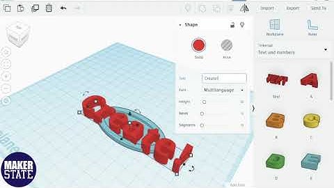 3D Design with TinkerCAD: 3D Keychain
