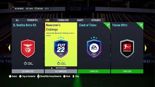 FIFA 22 - NEWCOMERS CHALLENGE SBC REQUIREMENTS