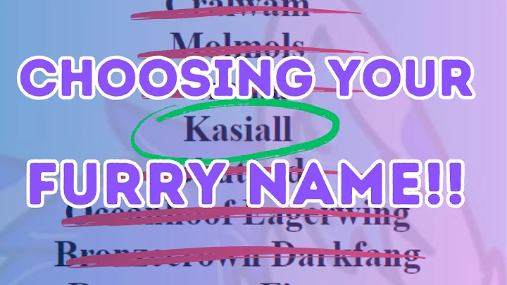 Unleash Your Fursona: Expert Tips for Finding the Perfect Name!