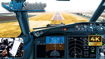 iFly B737 MAX8 | Landing Amsterdam! | INSANE REALISM | Microsoft Flight Simulator 4K