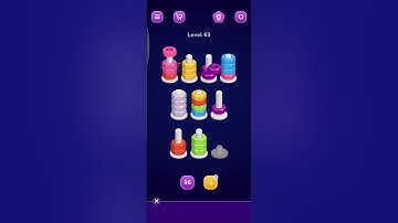 Nut Sort - Level 63 (Gameplay)