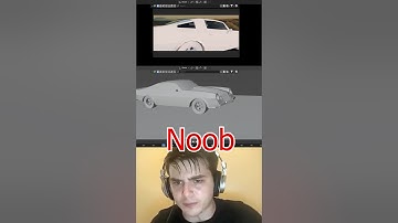 Noob vs Pro: Animate car tires in blender #shorts #blender #3d