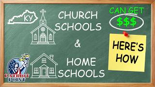 Homeschools & Church Schools can now get $$$ (Here's how)