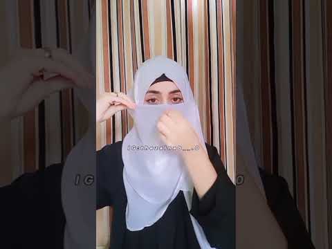 Easy University School & College Niqab Tutorial #hijab #viral #viralvideo #viralshorts #video