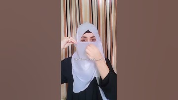 Easy University School & College Niqab Tutorial #hijab #viral #viralvideo #viralshorts #video