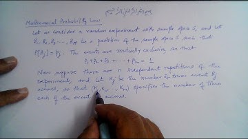 Muhammad Farooq-i-Azam: Multinomial Probability Law