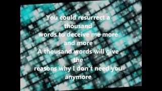 SAVAGE GARDEN/A THOUSAND WORDS/WITH LYRICS