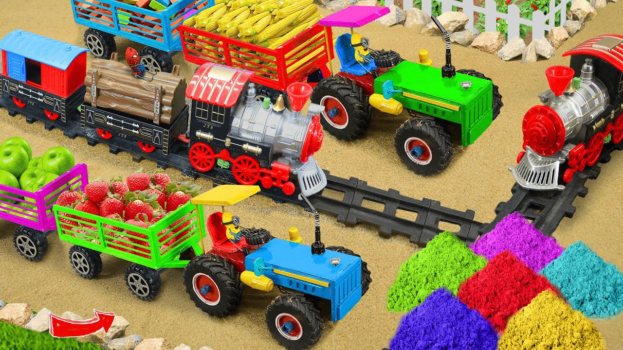 diy mini tractor making wood cutting machine science project tractors ...