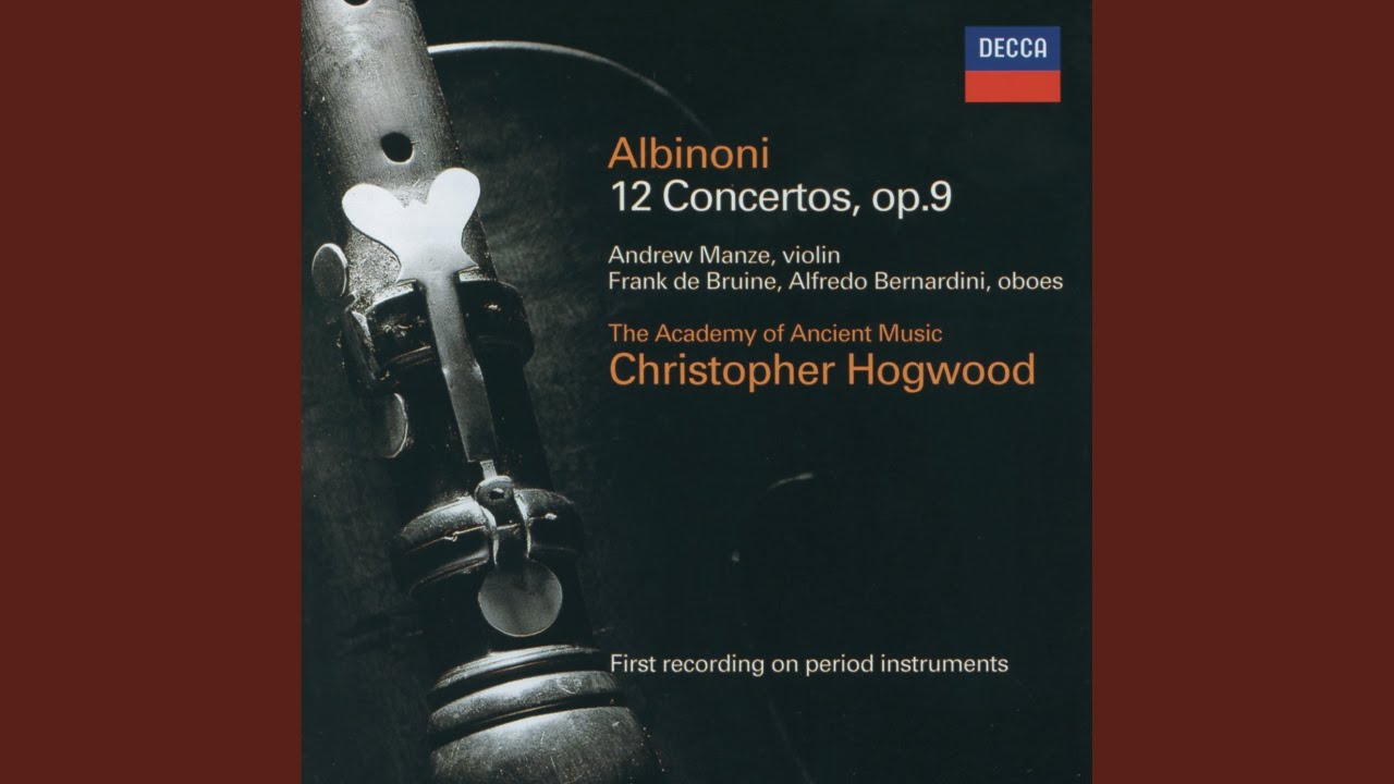 Albinoni Concerto a 5 in G, Op. 9, No. 6 for 2 Oboes, Strings, and