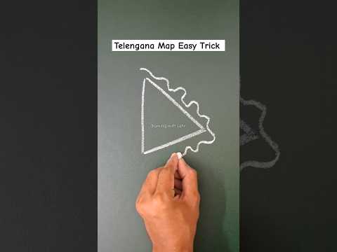 telengana map drawing