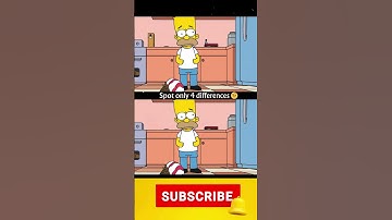 Spot only 4 differences #simpsons