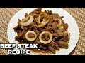 HOW TO COOK BEEF STEAK| BEEF STEAK RECIPE| PANLASANG PINOY| QUICK & EASY | TRY@HOME