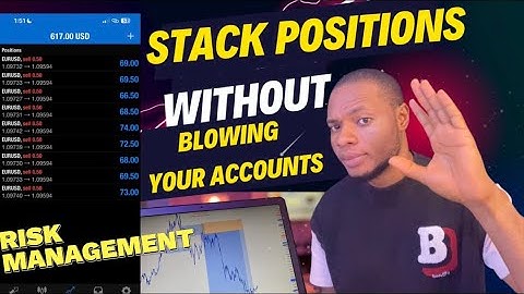 HOW TO STACK POSITIONS WITHOUT BLOWING YOUR TRADING ACCOUNTS /RISK MANAGEMENT