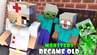 MONSTER SCHOOL : WHEN HEROBRINE BECAME OLD - SAD MOMENTS (RIP HEROBRINE)