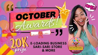 OCTOBER AWARDS WORTH 20,000 PHP || Mhels World