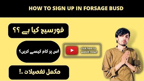 How to Create Forsage BUSD Account Complete Video in Hindi | Peekro Store