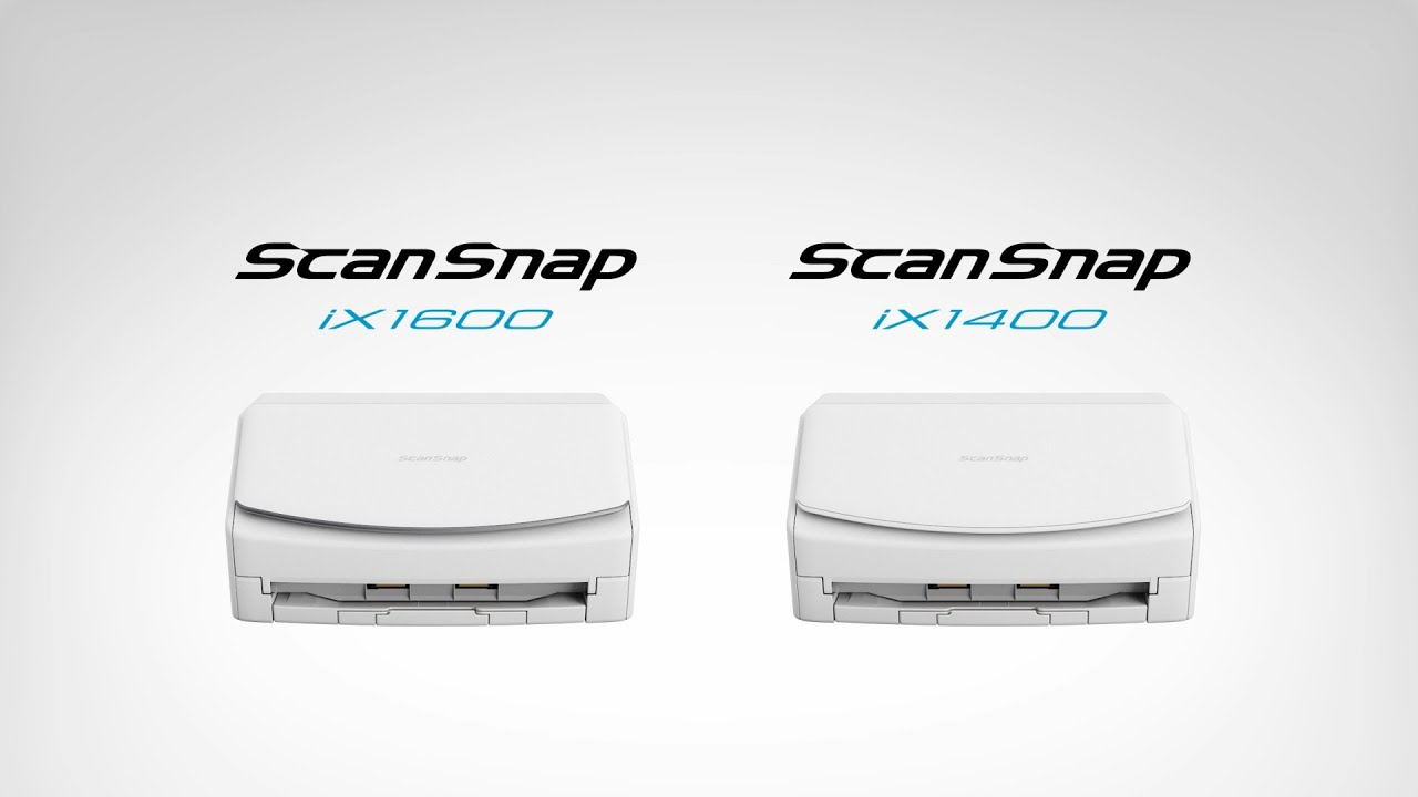 PFU、ScanSnapシリーズの新モデル「iX1600」と「iX1400」を発表