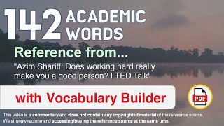 142 Academic Words Ref from \\