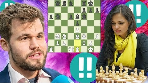 Chess game 8, Magnus Carlsen vs Tania Sachdev