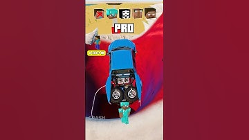 Noob vs PRO vs Hacker vs Villager vs HEROBRINE Car Jump Challenge! - BeamNG.Drive