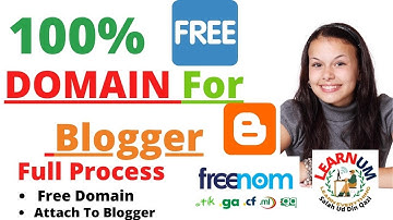 100% lifetime | Free custom domain for blogger | how to add freenom domain on blogger | Learnum