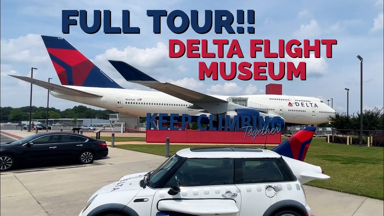 FULL TOUR!! Delta Flight Museum and Delta 747! (Atlanta, Georgia)