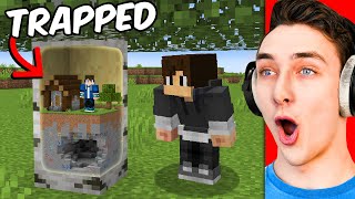 I Trapped My Friends in a TINY Minecraft World…