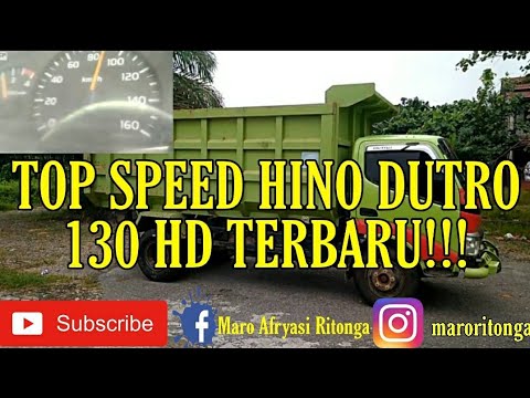 TOP SPEED DUMP  TRUCK HINO  DUTRO  130HD LSD TERBARU 