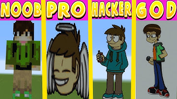 Minecraft Pixel Battle NOOB vs PRO vs HACKER vs GOD FNF Vs. EddsWorld Edd