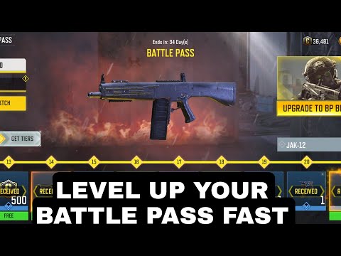HOW TO UNLOCK NEW JAK-12 SHOTGUN AND LEVEL UP YOUR BATTLE PASS FAST IN CALL OF DUTY MOBILE