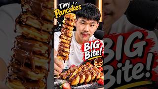 TINY PANCAKES ON A STICK 🥞🍫 | The Ultimate ASMR Bite!