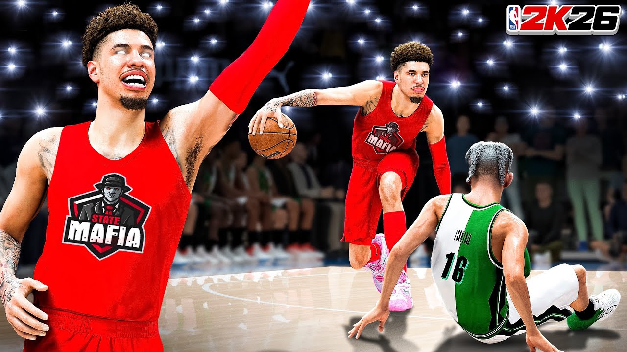 Эта сборка мяча LAMELO ростом 6 футов 7 дюймов НЕЗАЩИЩЕНА в Comp Pro-Am на NBA2K26!