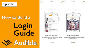 Swift: Audible - How to Build a Login Guide (Ep 1)