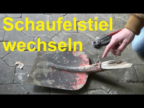 Video: Bauwerkzeug zum Selbermachen: Schaufelstiel