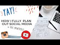 HOW I FULLY PLAN OUT SOCIAL MEDIA | PLANNING FOR YOUTUBE & INSTAGRAM