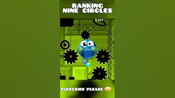 ranking nine circles levels  #geometrydash #gd #gaming