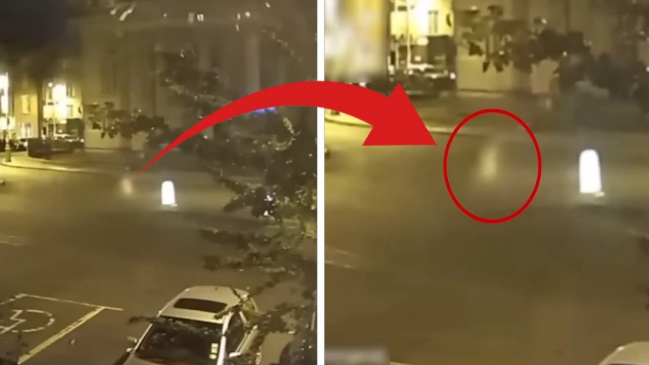 Real ghost caught on cctv camera - YouTube