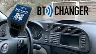 Saab Ng 9-3 2003-2006 Bt Changer Bluetooth Module Install