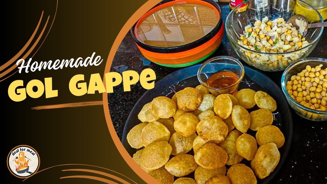 Gol Gappay Recipe By deal for meal | Pani Puri | Golgappa Recipe | Golgappa Chatni Recipe |